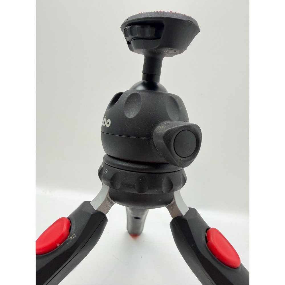 Qubo Mini Tabletop Tripod Extendable Legs 360 Ball Head Vlogging Stand Black - Picture 6 of 6